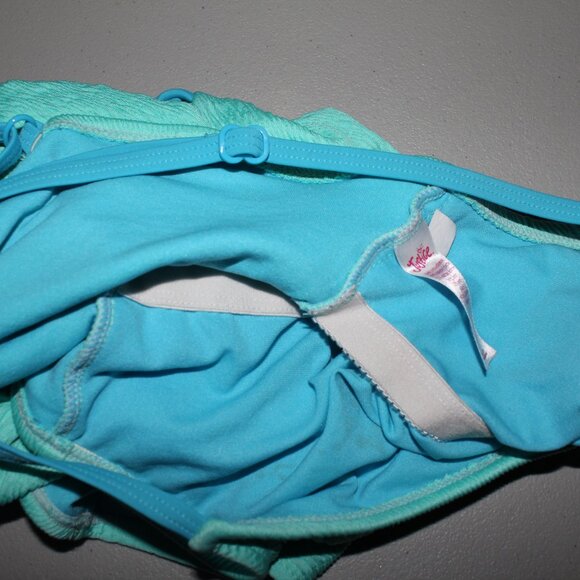 Blue 1 Pcs Justice Swimsuit Size 14 - Picture 3 of 9